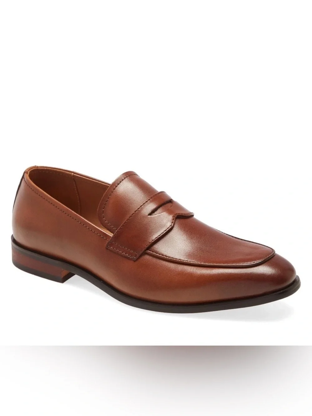 NORDSTROM Edward Comfortable Penny Brown Leather Loafers Men's Size 9.5 Classic